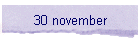 30 november